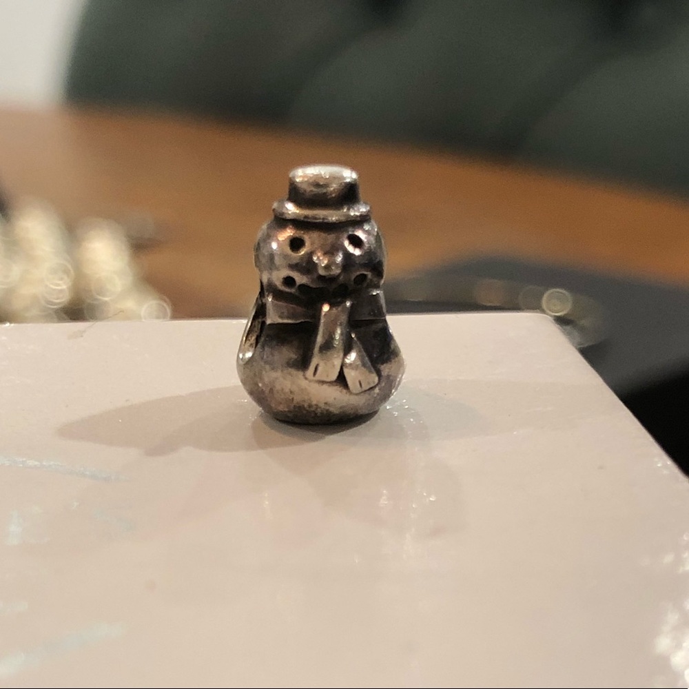 Retired Pandora Snowman Charm